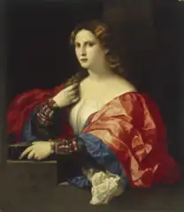 『ラ・ベッラ』1518年–1520年頃 ティッセン＝ボルネミッサ美術館所蔵