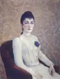 "The Lady in the White Dress"「白衣の女」(c.1886)