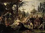 Chinese dance, フランソワ・ブーシェ, 1742, oil on canvas, 42 × 65&nbsp;cm.