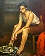火の番をする女 (1930)  フリオ・ロメロ・デ・トーレス美術館