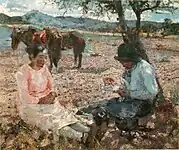 La mazamorra(コルドバ地方の粥のような料理)(1927) アルゼンチン国立美術館