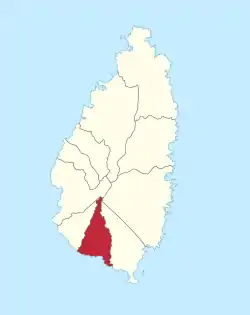 ラボリー地区の位置