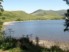 中央高地にあるゲリー湖