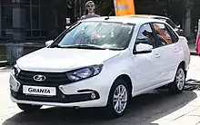 Lada Granta (2018 facelift) in Tomsk 01.jpg