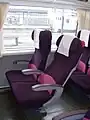グレードアップ座席 正面
