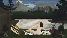 湖の女性