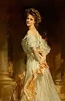 ジョン・シンガー・サージェントによるアスター夫人の肖像画（1909年）