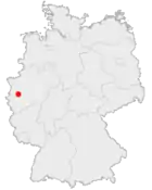 Lage der Stadt Neuss in Deutschland