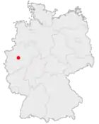Lage der Stadt Witten in Deutschland