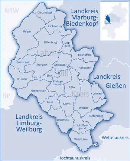 Gemeinden im Landkreis