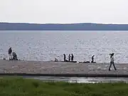 オネガ湖湖畔