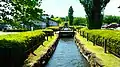 7:西駐車場の水路画像奥上流部