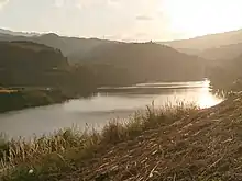 のつはる湖（2019年12月撮影）