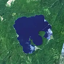 十和田湖衛星写真