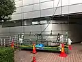 着地したゴンドラ