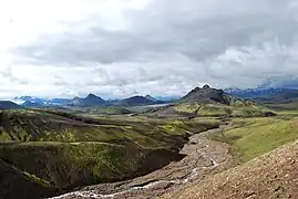 ロイガヴェーグルハイキングトレイルから見た風景