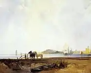 Landscape near Quilleboeuf(1824-1825)