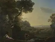 『ナルキッソスとエコーのいる風景』1644年