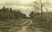 ラーレン近くの田舎道 (1870/1897)ウィレム・ルーロフス作
