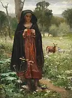 赤い服の羊飼い (c.1880)