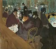 『ムーラン・ルージュにて』"Au Moulin Rouge"1892年