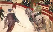 『フェルナンド・サーカスにて』"Au cirque Fernando, l'écuyère"1888年