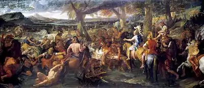シャルル・ル・ブラン《アレクサンドロス大王とポロス》1665年頃ルーヴル美術館