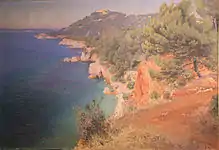 ｔトゥーロンのブルン岬の風景