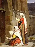 エルサレムの聖母の墓で (1871年)個人蔵
