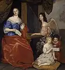 『ルイーズ・ド・ラ・ヴァリエールと子供たち(Louise de La Vallière et ses enfants) ピーター・レリー, キャンバスに油彩