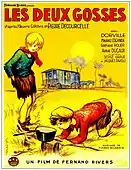 1936年の映画"Les deux Gosses"のポスター