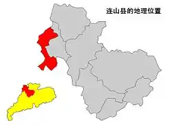 連山県の位置