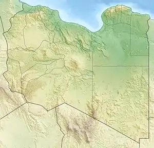 Marsa Bregaの位置(リビア内)