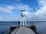 ベルビュー海水浴場の監視台