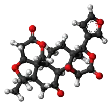Ball-and-stick model of limonin{{{画像alt1}}}