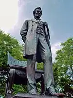 シカゴのリンカーン・パークのエイブラハム・リンカーン立像