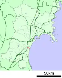 仙台空港線路線図