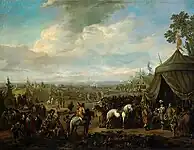 スペイン兵に包囲されるフランドルの街 (1673) エルミタージュ美術館蔵