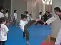 駐日本国大韓民国大使館とのリトルアンバサダーの様子