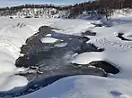 源流付近。