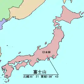 富士山の位置
