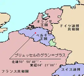 グラン=プラス (ブリュッセル)の位置