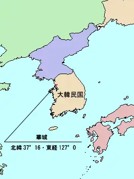水原華城の位置
