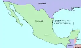 ウシュマルの位置