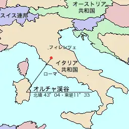 ヴァル・ドルチャの位置