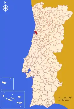 Location of アヴェイロ