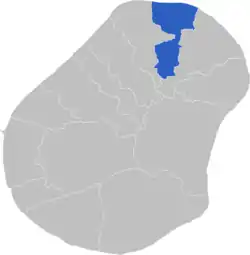 Anetan District within Nauru