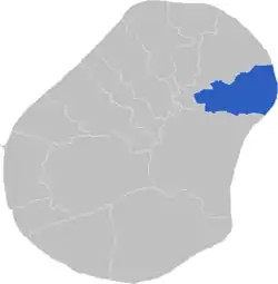 Ijuw District within Nauru