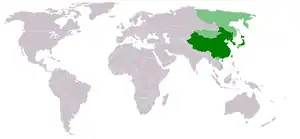 東アジアの範囲