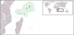 セーシェル共和国の位置